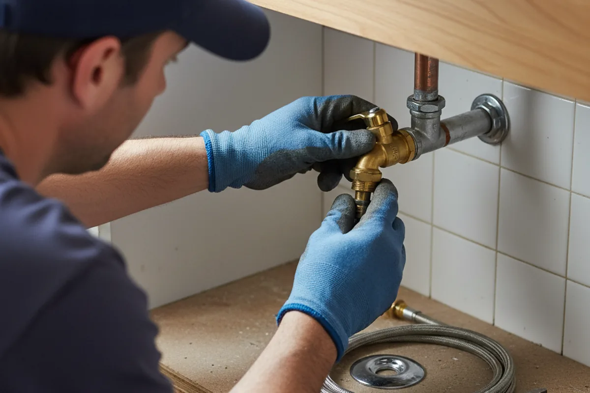Shutoff valve and fitting work during Emergency Plumbing in Queenstown